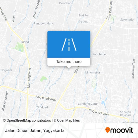 Jalan Dusun Jaban map