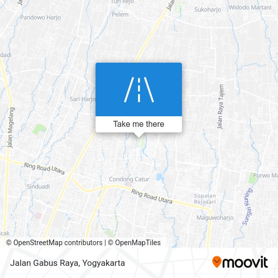 Jalan Gabus Raya map