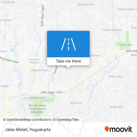 Jalan Melati map