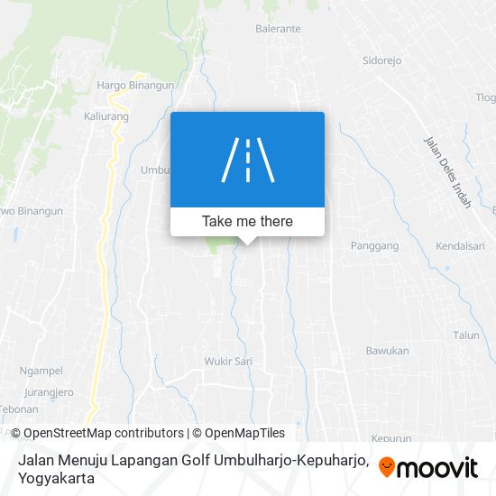 Jalan Menuju Lapangan Golf Umbulharjo-Kepuharjo map