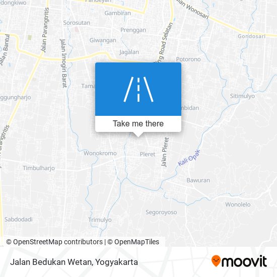 Jalan Bedukan Wetan map