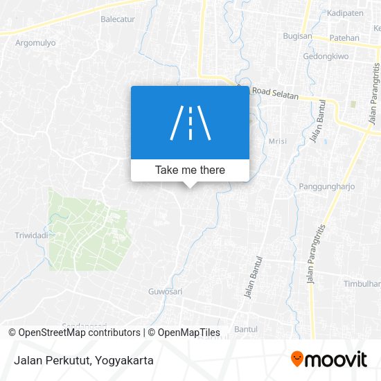 Jalan Perkutut map