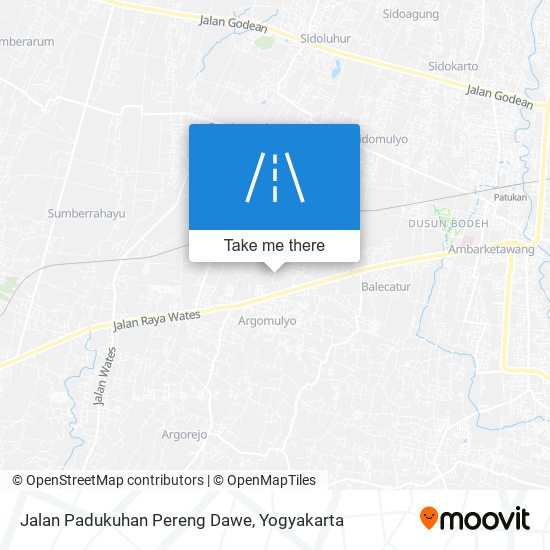 Jalan Padukuhan Pereng Dawe map