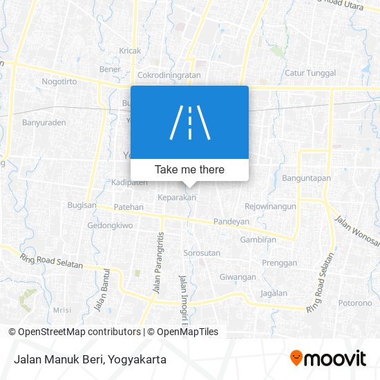 Jalan Manuk Beri map