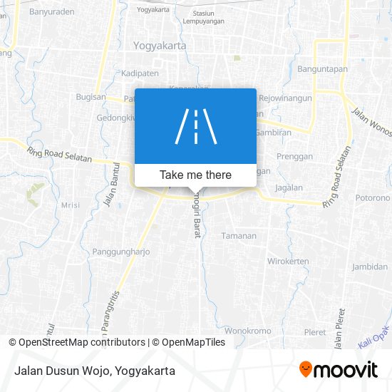 Jalan Dusun Wojo map