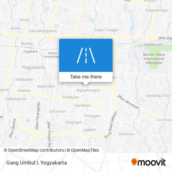 Gang Umbul I map