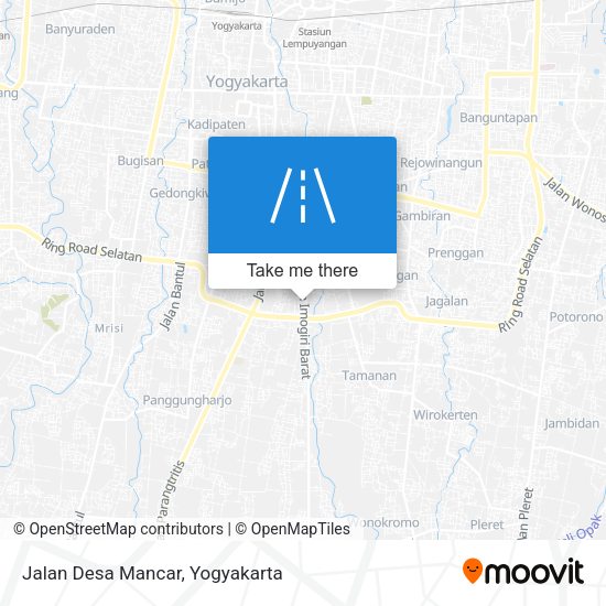 Jalan Desa Mancar map