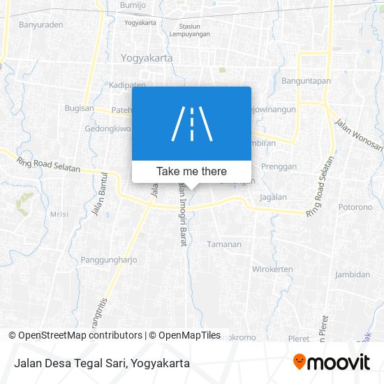 Jalan Desa Tegal Sari map