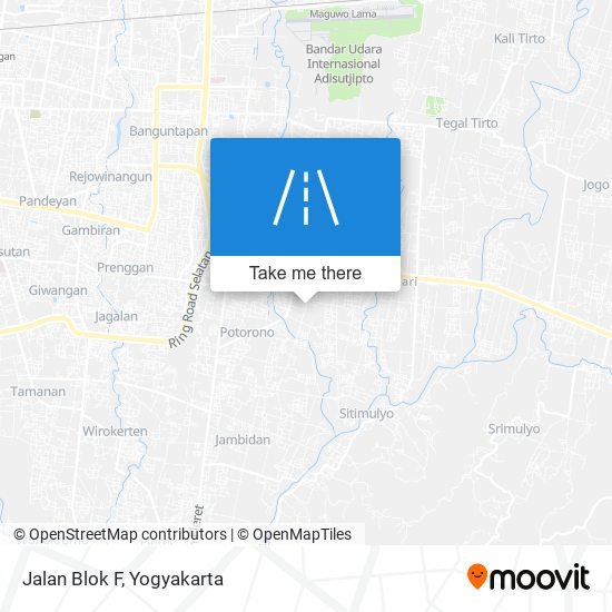 Jalan Blok F map