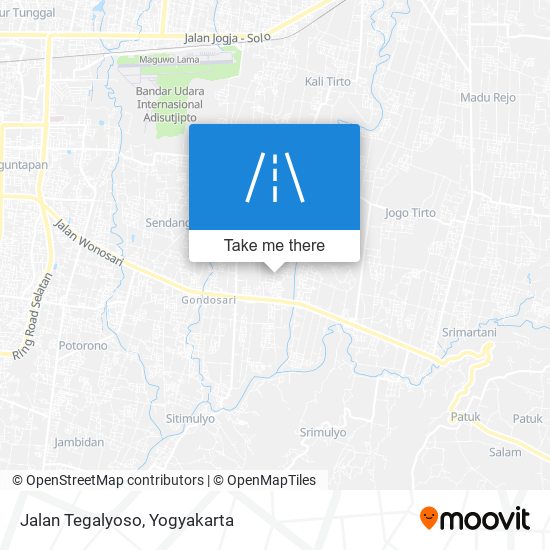 Jalan Tegalyoso map