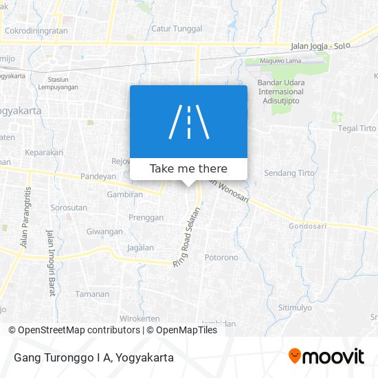 Gang Turonggo I A map