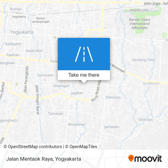 Jalan Mentaok Raya map