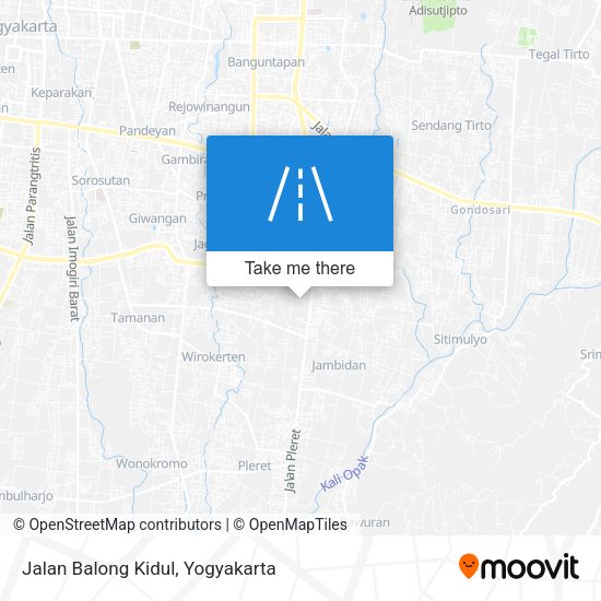 Jalan Balong Kidul map