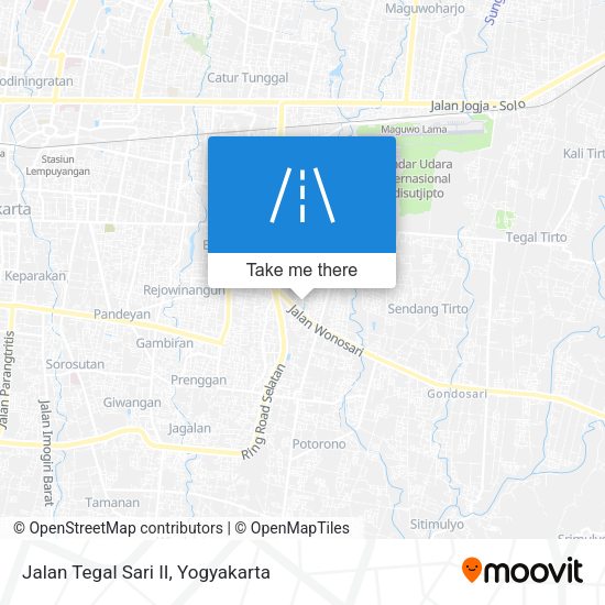 Jalan Tegal Sari II map