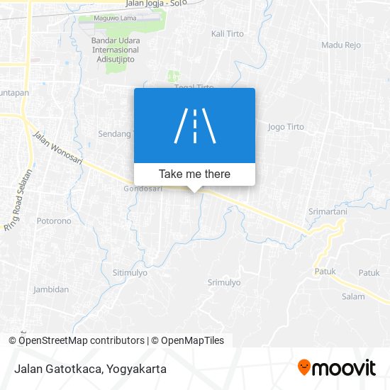 Jalan Gatotkaca map