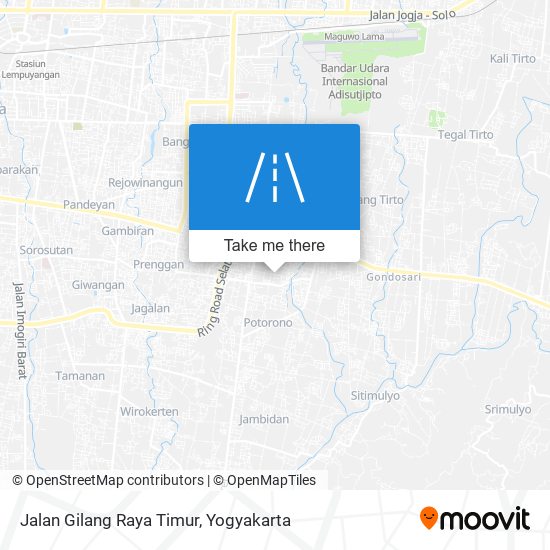 Jalan Gilang Raya Timur map