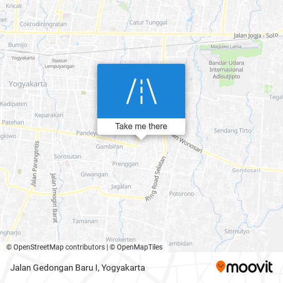 Jalan Gedongan Baru I map