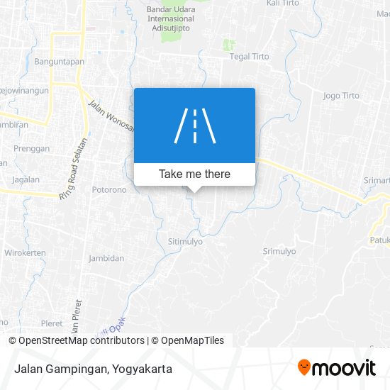 Jalan Gampingan map