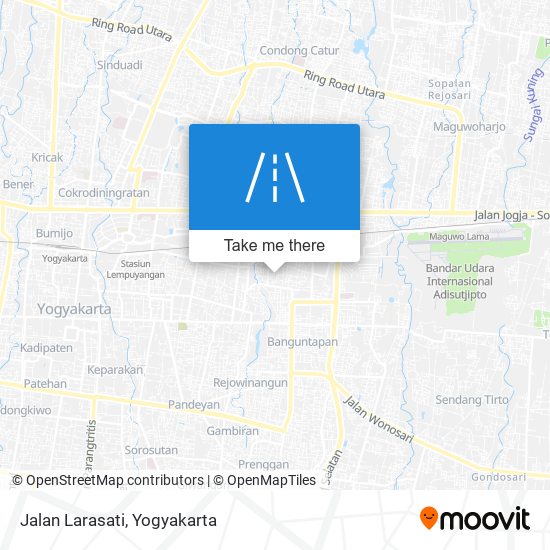 Jalan Larasati map