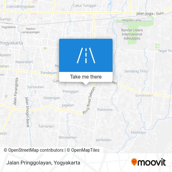 Jalan Pringgolayan map