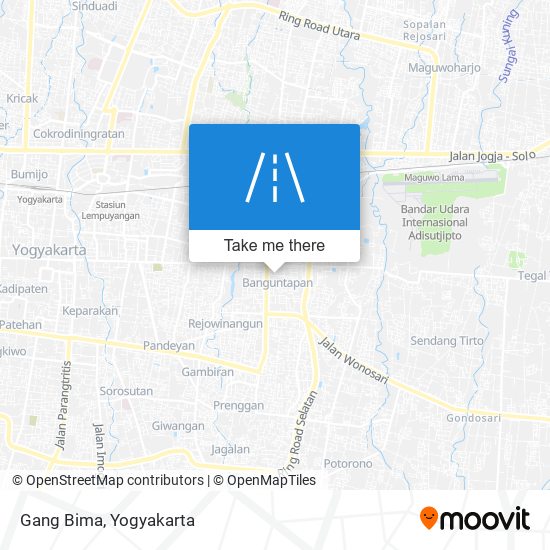 Gang Bima map