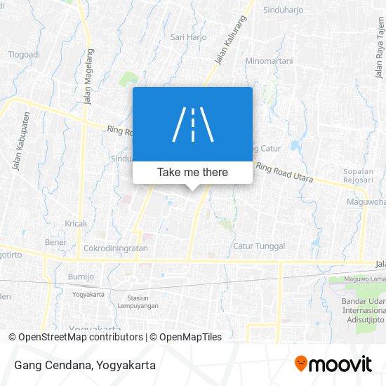 Gang Cendana map