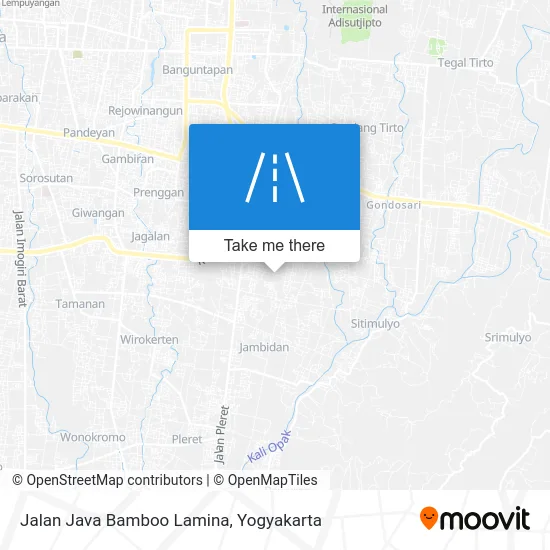 Jalan Java Bamboo Lamina map