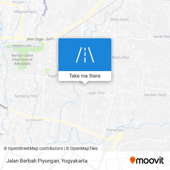 Jalan Berbah Piyungan map