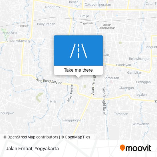 Jalan Empat map