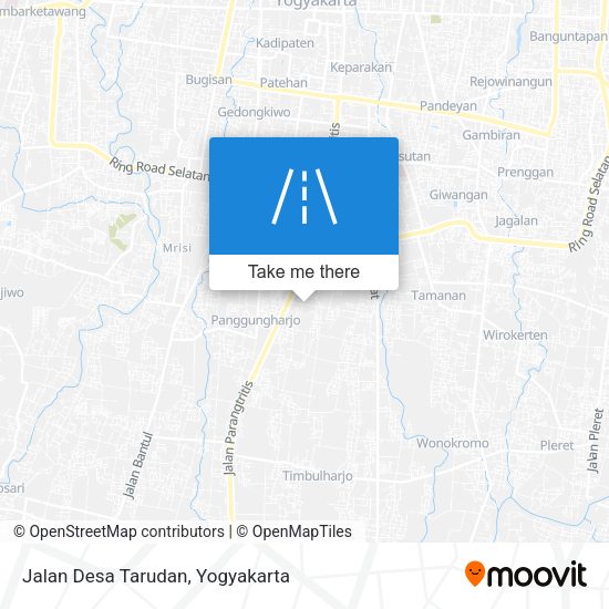 Jalan Desa Tarudan map
