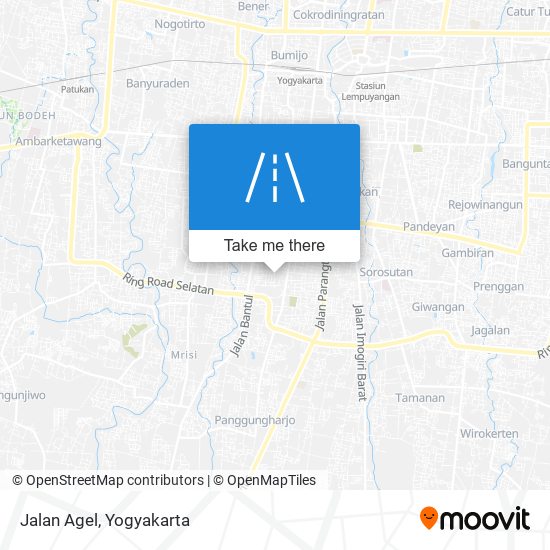 Jalan Agel map