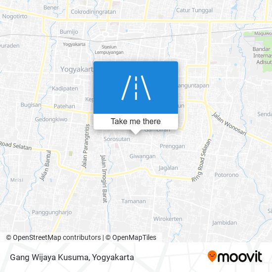 Gang Wijaya Kusuma map