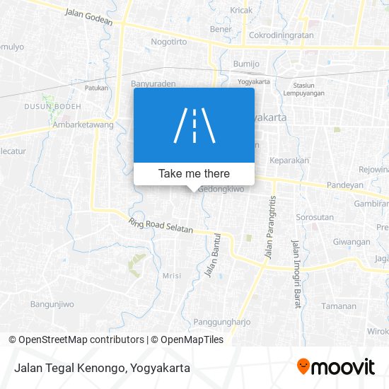 Jalan Tegal Kenongo map