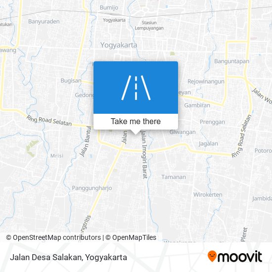 Jalan Desa Salakan map