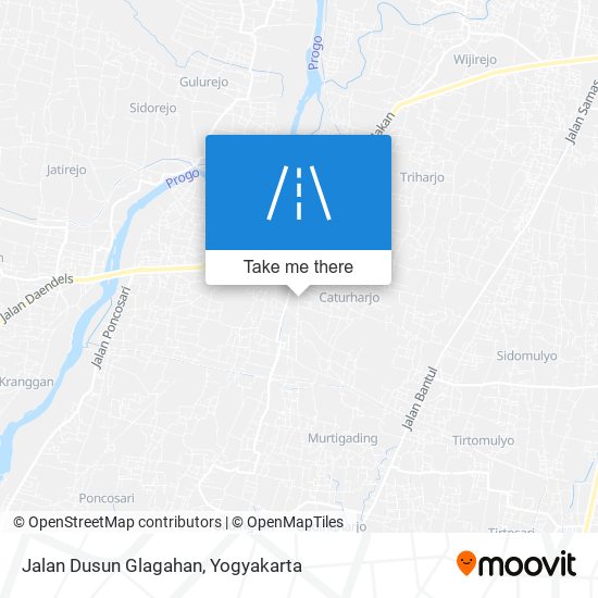 Jalan Dusun Glagahan map