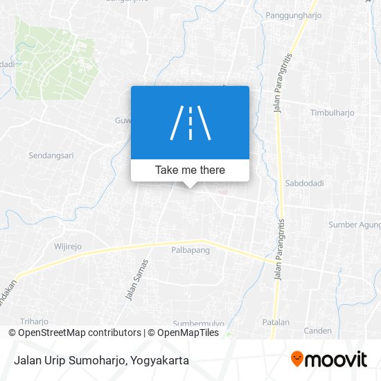 Jalan Urip Sumoharjo map