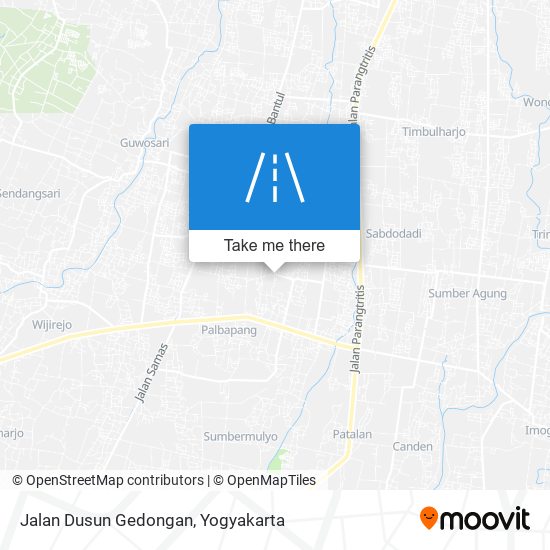 Jalan Dusun Gedongan map