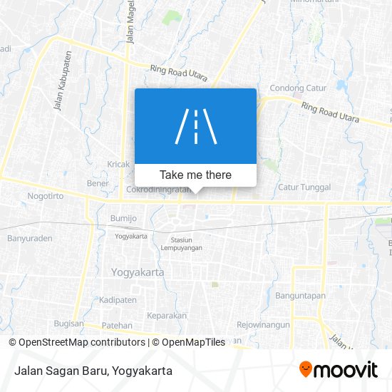 Jalan Sagan Baru map