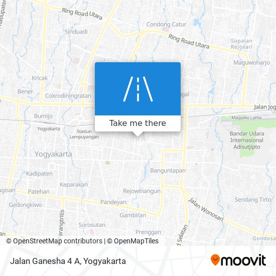 Jalan Ganesha 4 A map