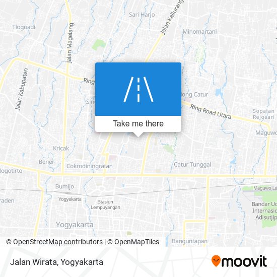 Jalan Wirata map