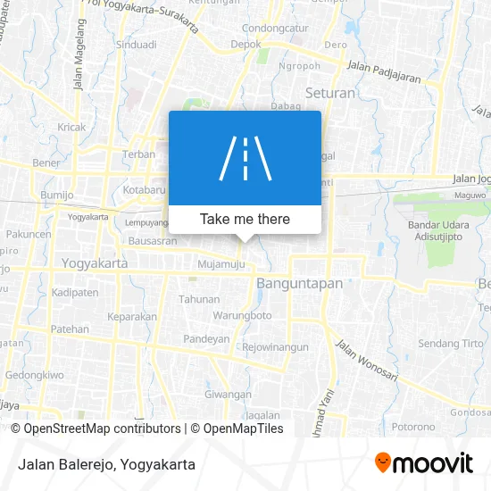 Jalan Balerejo map