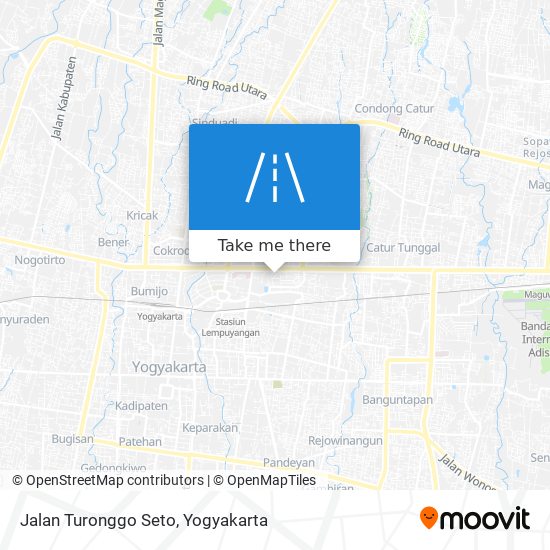 Jalan Turonggo Seto map