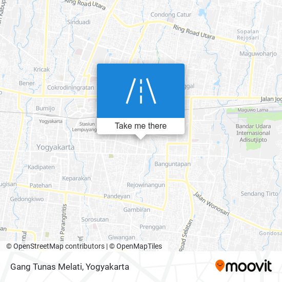 Gang Tunas Melati map