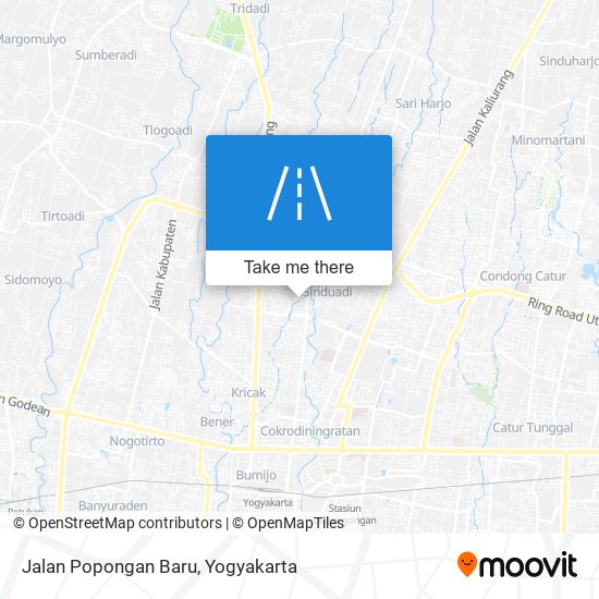 Jalan Popongan Baru map