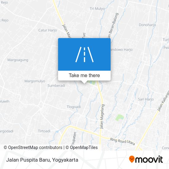 Jalan Puspita Baru map