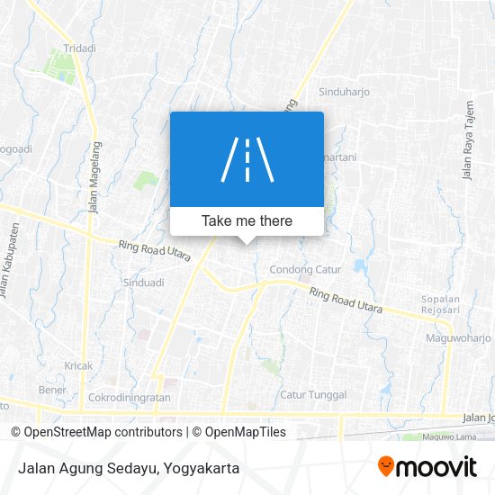 Jalan Agung Sedayu map