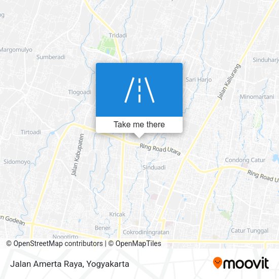 Jalan Amerta Raya map