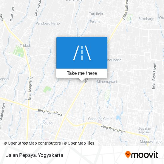 Jalan Pepaya map