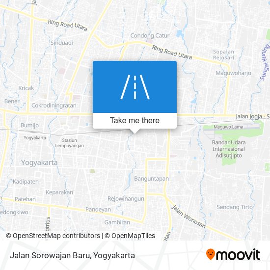 Jalan Sorowajan Baru map