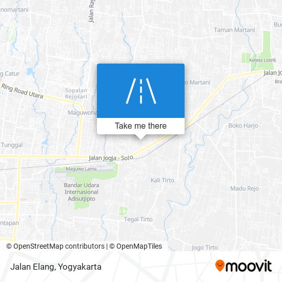 Jalan Elang map